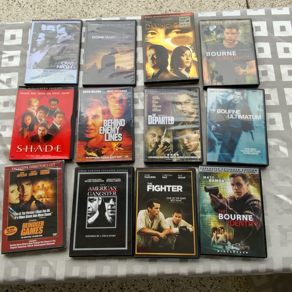 Bundle of 12 DVD Movie Collection